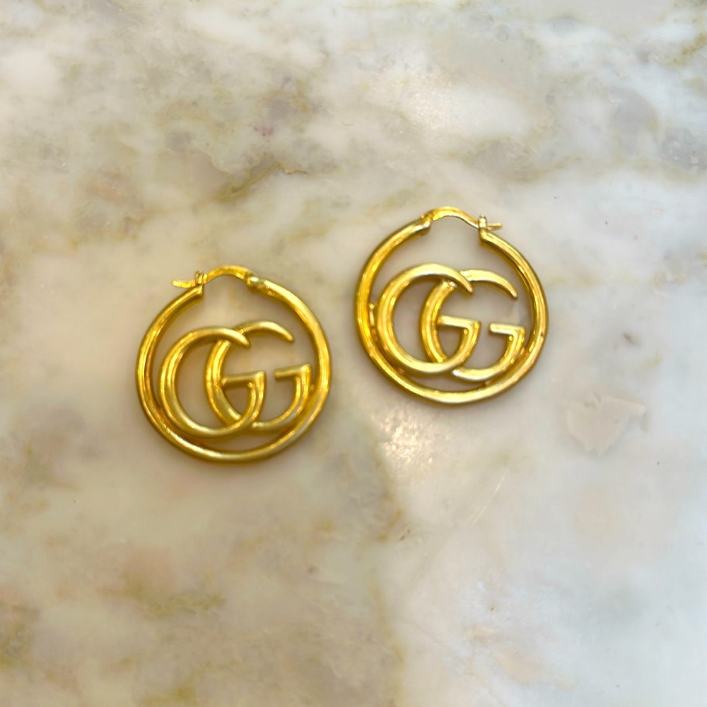 Gucci gold earrings